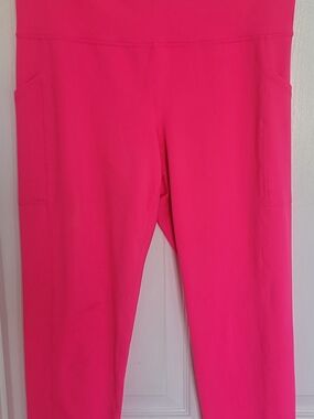 Ideology Neon Pink High-Rise Leggings with Side Pockets